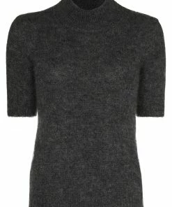 Fendi short-sleeve knitted top