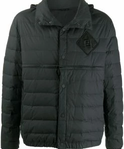Fendi FF logo zipped jacket
