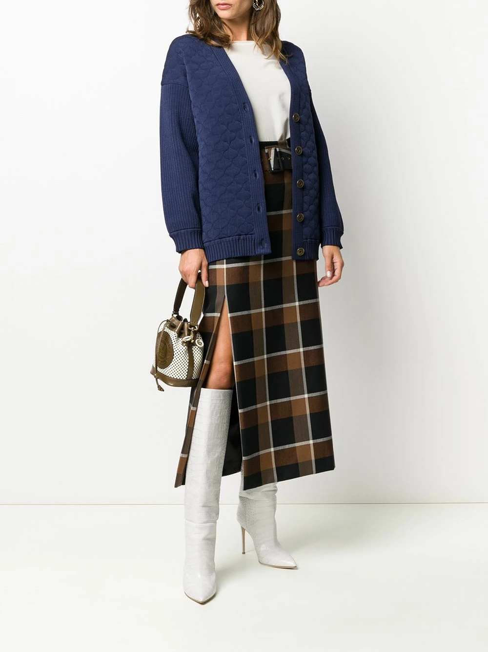 Best reviews of π Fendi Quilted cardigan cardigans of women 𧨠4 Fendi quilted cardigan