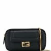 Fendi leather shoulder bag