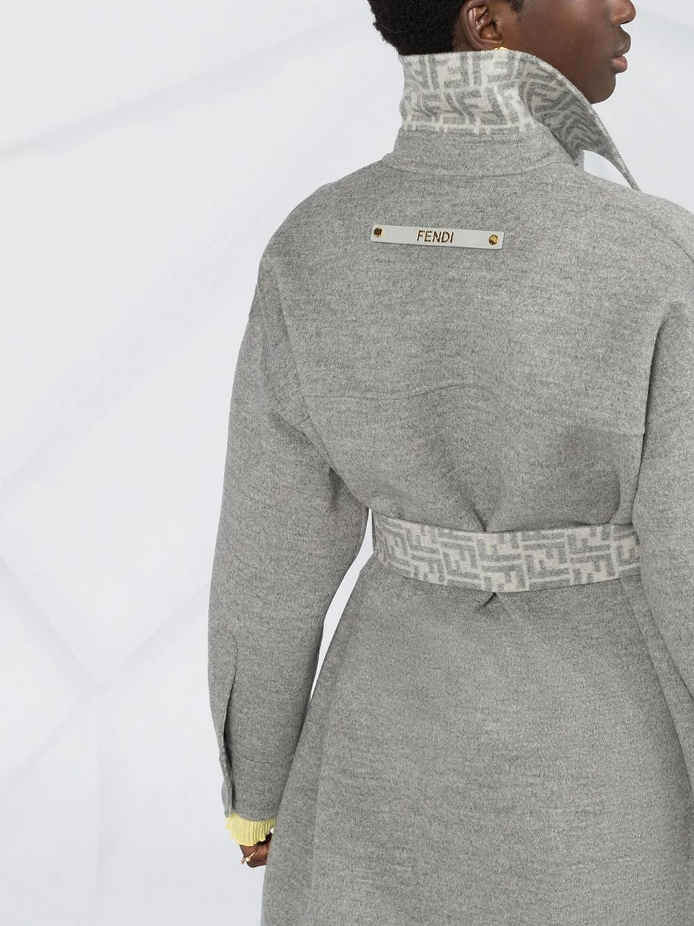 Promo π Fendi Belted single breasted π§₯ coat single breasted π§₯ coats of women βοΈ 7 Fendi belted single-breasted coat