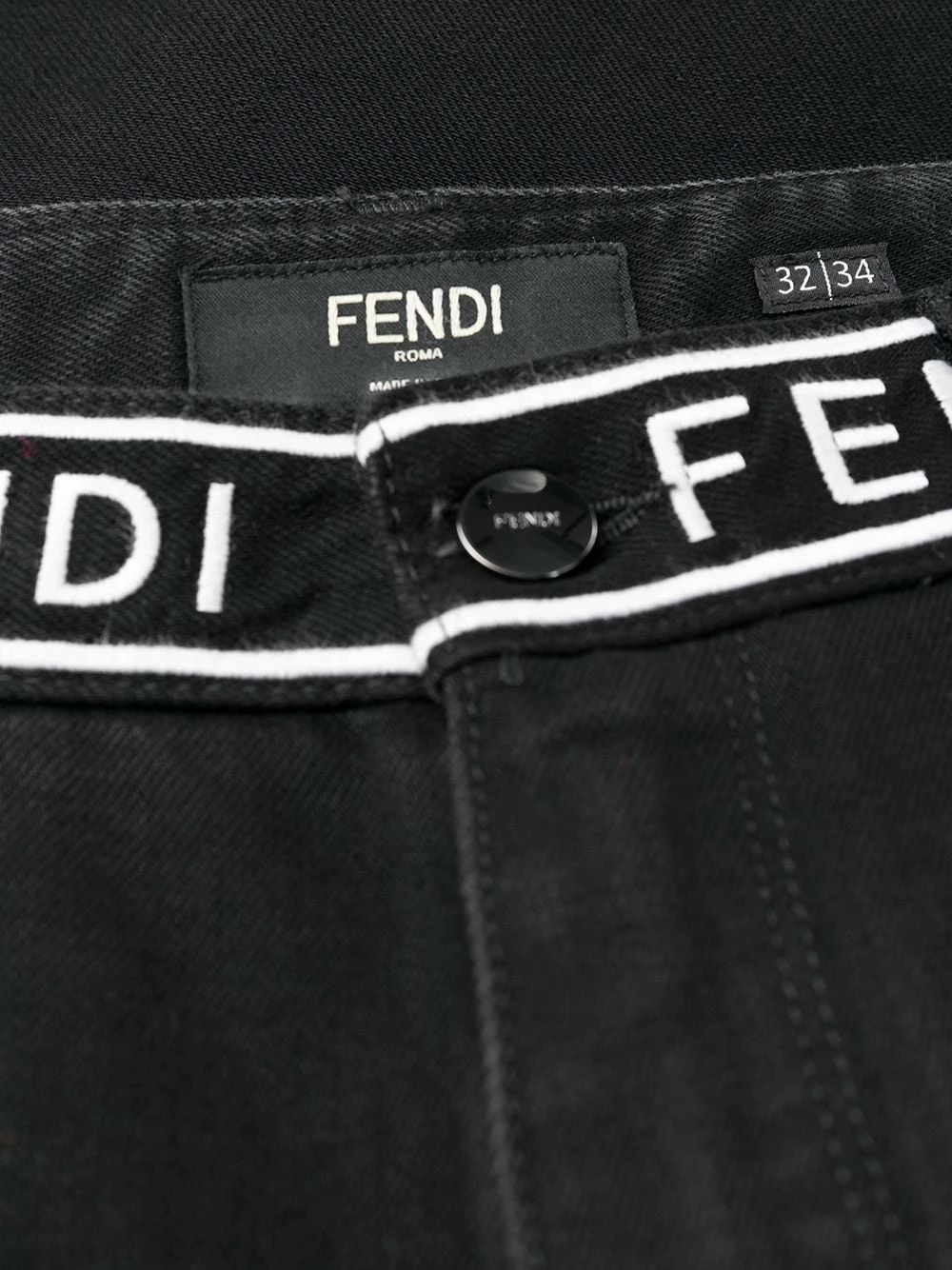 Cheapest π Fendi Embroidered detail slim fit π jeans slim-fit π jeans of men π€© 8 Fendi embroidered detail slim-fit jeans