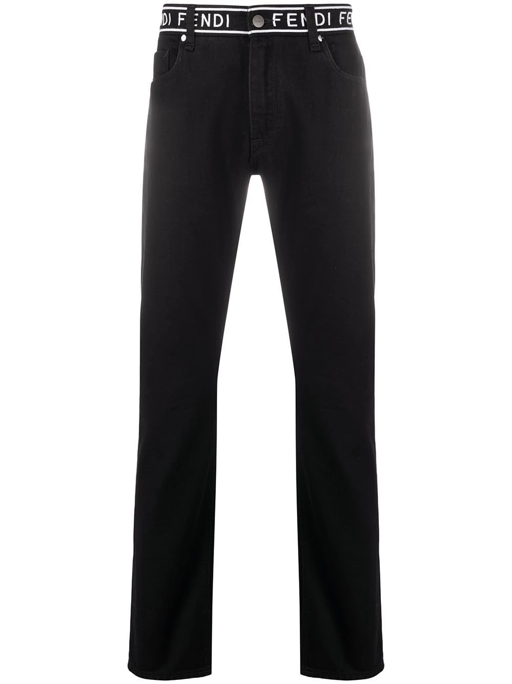 Cheapest π Fendi Embroidered detail slim fit π jeans slim-fit π jeans of men π€© 3 Fendi embroidered detail slim-fit jeans