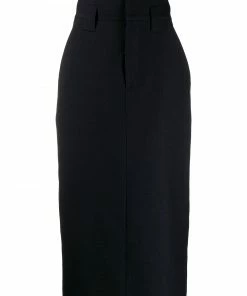 Fendi tailored checked pencil skirt