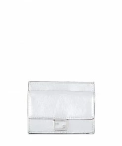 Fendi logo leather purse