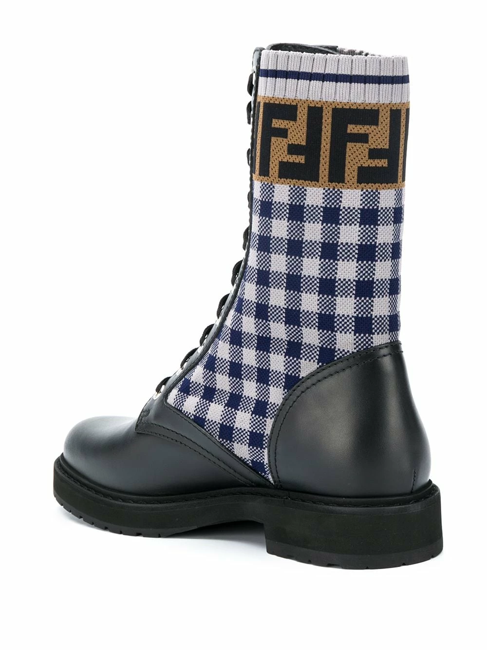 Promo π₯° Fendi Leather biker π₯Ύ boots of women π₯ 5 Fendi leather biker boots