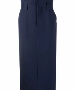 Fendi high waist midi skirt