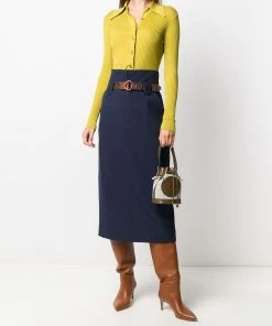 Fendi high waist midi skirt