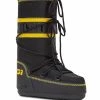 Fendi logo striped moon boots