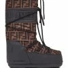 Fendi monogram moon boots
