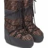 Fendi monogram moon boots