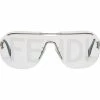 Fendi logo mask sunglasses