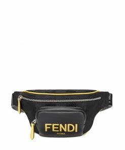 Fendi logo-print belt bag