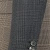 Fendi two-tone checked blazer