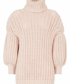 Fendi roll neck chunky knit jumper