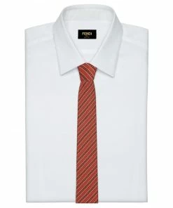 Fendi jacquard-woven tie