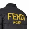 Brand new 𧨠Fendi Logo reversible padded jacket down jackets of men π 8 Fendi logo reversible padded jacket