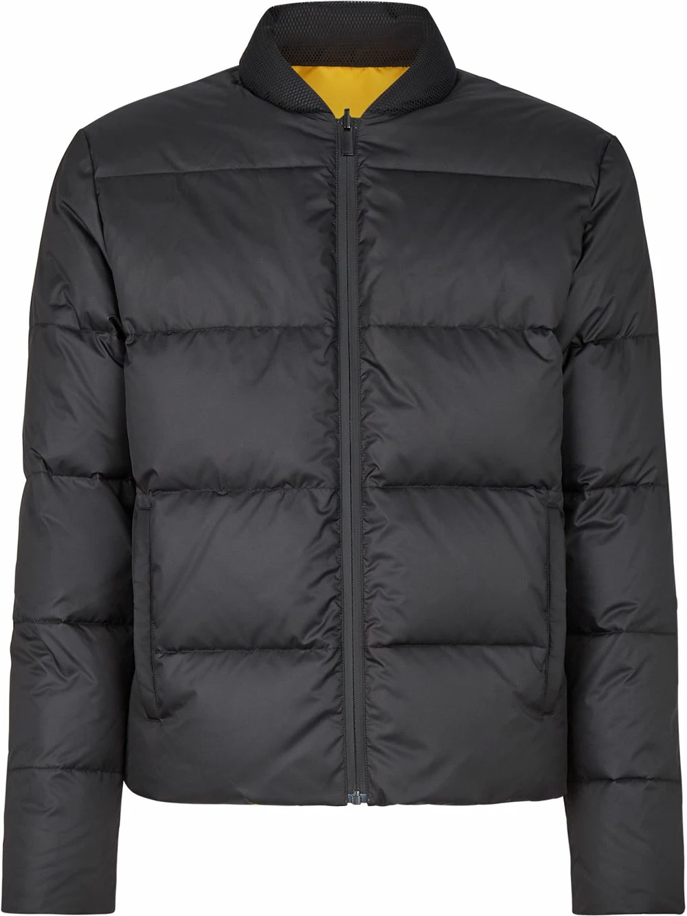 Brand new 𧨠Fendi Logo reversible padded jacket down jackets of men π 3 Fendi logo reversible padded jacket