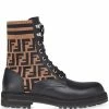 Fendi Rockoko FF combat boots