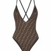 Fendi reversible FF print swimsuit