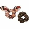 Fendi logo-print scrunchies