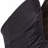 Fendi U-neck ruched swimsuit