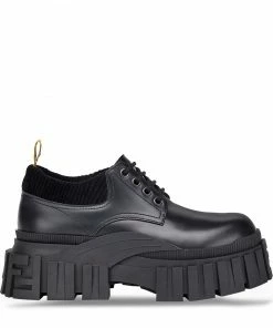 Fendi platform lace-up shoes