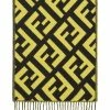 Hot Sale π Fendi Monogram print fringed scarf scarves of men π 5 Fendi monogram print fringed scarf