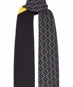 Fendi panelled FF print scarf