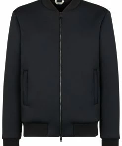 Fendi logo-detail bomber jacket