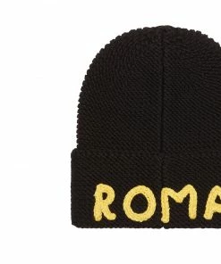 Fendi intarsia-knit beanie hat