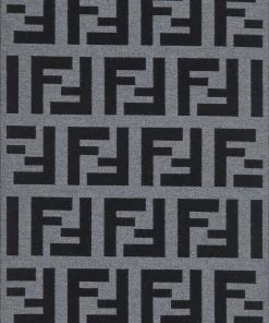 Fendi FF print frayed scarf