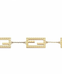 Fendi FF-logo chain bracelet