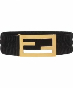 Fendi maxi velvet Baguette belt