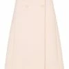 Fendi double-breasted A-line skirt