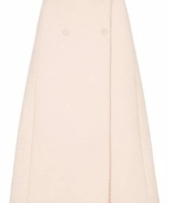 Fendi double-breasted A-line skirt