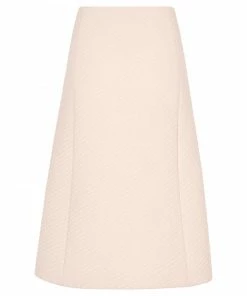 Fendi double-breasted A-line skirt