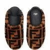 Fendi shearling FF slippers