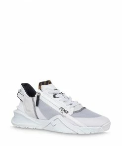 Fendi zip running style sneakers
