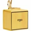 Fendi logo minibox key ring