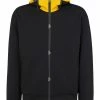 Fendi high neck zip-up hoodie