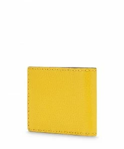 Fendi stitch-detail billfold colour block wallet