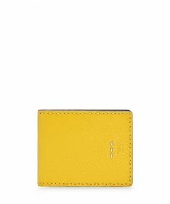 Fendi stitch-detail billfold colour block wallet