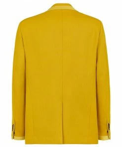 Fendi tonal trim blazer