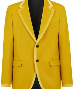 Fendi tonal trim blazer