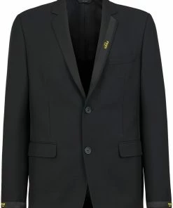 Fendi logo tape blazer