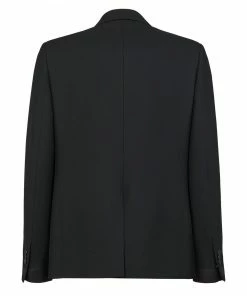 Fendi logo tape blazer