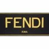 Fendi logo-intarsia knitted scarf