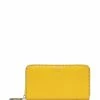 Fendi stitch-detail zip-around wallet