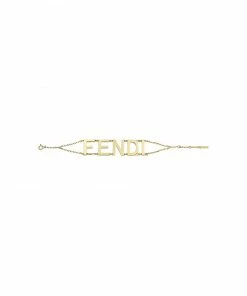Fendi logo bracelet